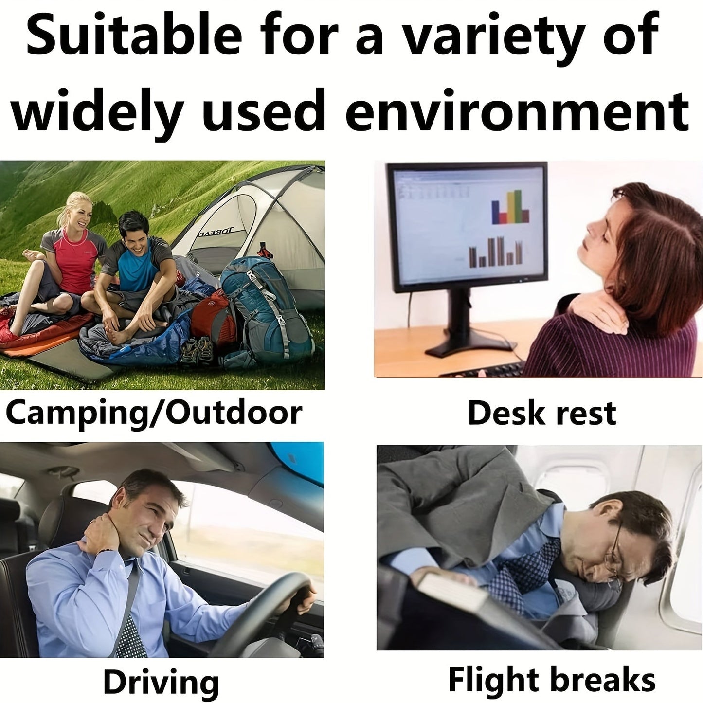 Compact Inflatable Travel Pillow for Comfort and Support