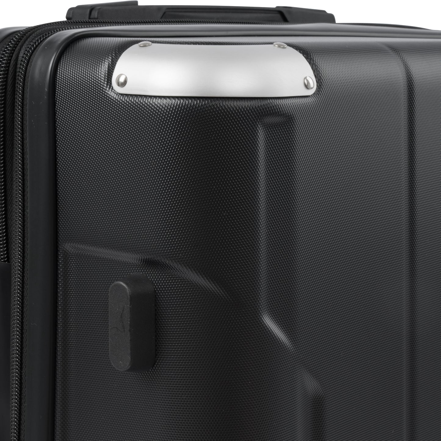 Hardshell Luggage Spinner Suitcase with TSA Lock Lightweight 20'' (Single Luggage) Black + ABS + 20 Inch Carry On