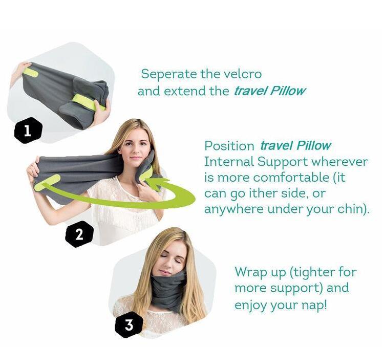 Super Soft Neck Support Travel Pillow Cervical Pillow Nap Neck Pillow