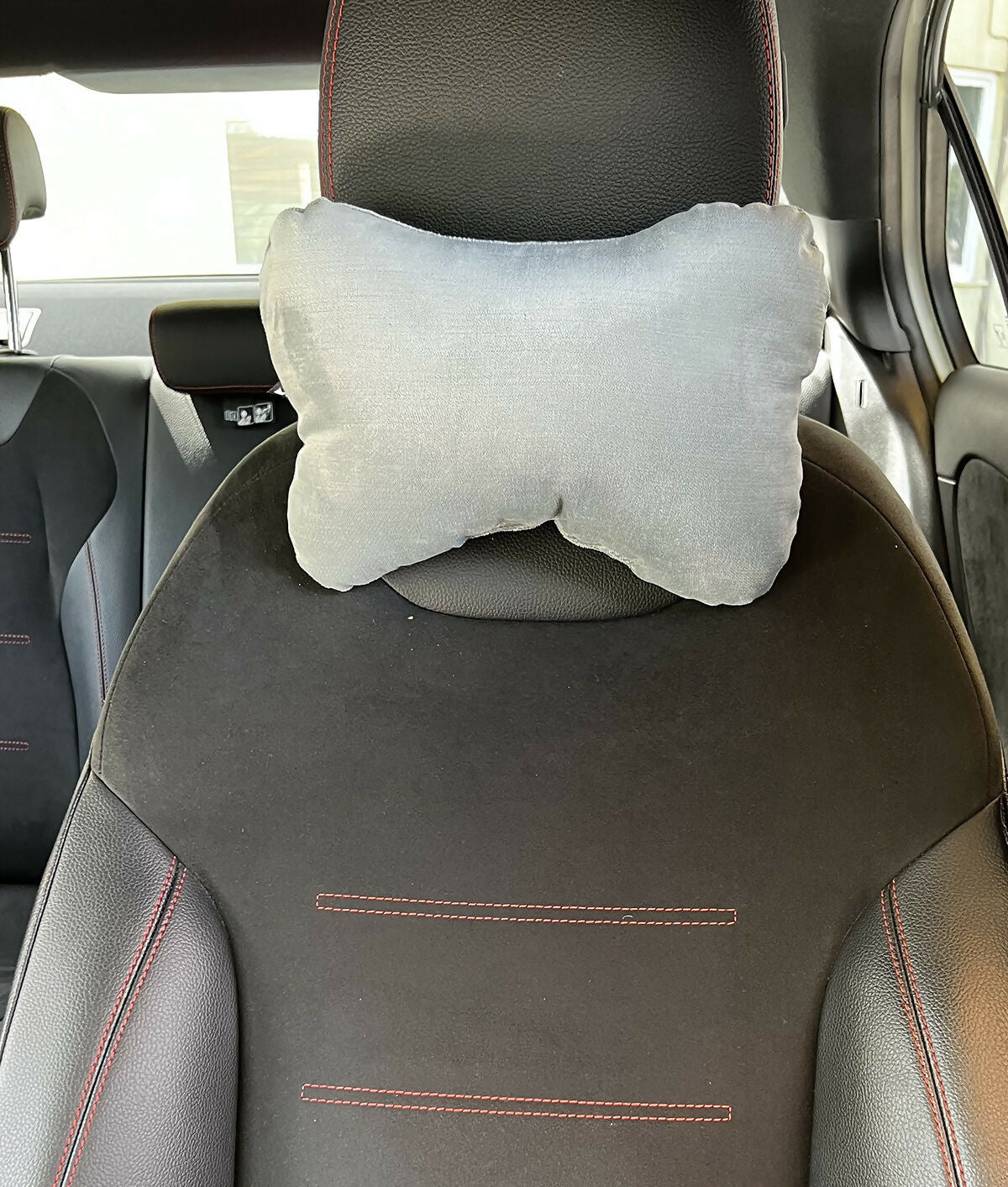Travel Neck Pillow for Car or SUV with Elastic Strap