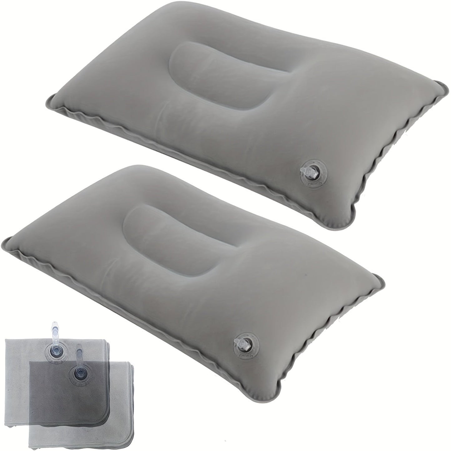 Compact Inflatable Travel Pillow for Comfort and Support